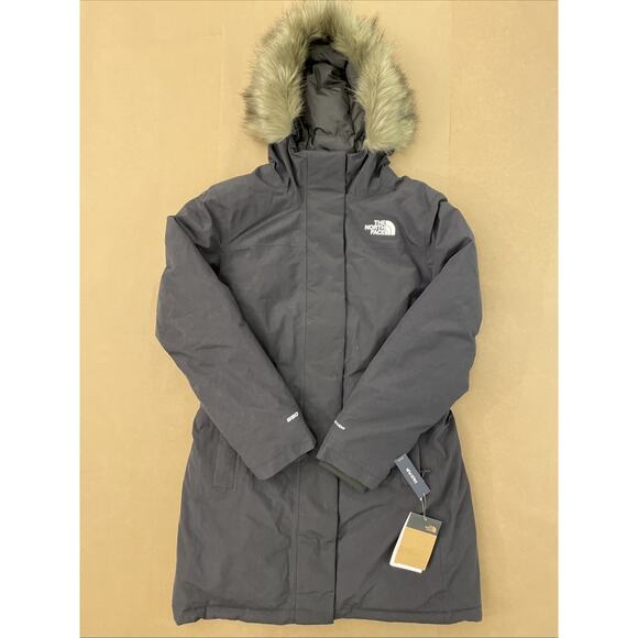 NEW The North Face Arctic Parka Jacket Black- Medium - Picture 1 of 5